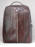 Taha Genuine Leather Backpack Brown